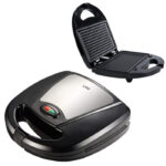 Life Royal 221-0212 Τοστιέρα με Αποσπώμενες Πλάκες για 2 Τοστ 750W Inox