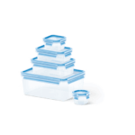 Tefal K30290 σετ 5τμχ Clip & Close Δοχείο Φαγητού Πλαστικό Μπλε