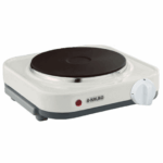 Kalko K6633RF Επιτραπέζια Εστία Εμαγιέ Μονή Λευκή 2000W