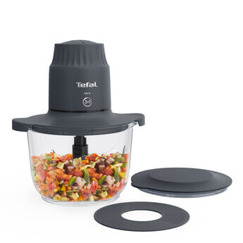 MB603138 Tefal MB603138 Πολυκόπτης Multi 500W με Δοχείο 1lt Μαύρο - Image 1