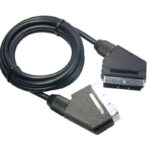 Osio Cable Scart male - Scart male 1.5m Μαύρο OSK-1165