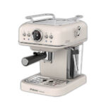 Primo PREM-40445 Μηχανή Espresso 1050W 20bar Ιβουάρ-Chrome