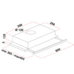 Silifo Συρόμενος Απορροφητήρας 60cm Inox SF6663 - Image 2