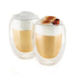 Luigi Ferrero Σετ Φλιτζάνια Cappuccino Γυάλινα 350ml 1006341 2τμχ fr-8063