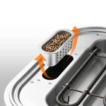 Rohnson R-2535 Prime Επιδαπέδια Ηλεκτρική Ψησταριά Λείας και Αυλακωτής Πλάκας 2600W με Καπάκι και Θερμοστάτη 48.3x31.7εκ. - Image 3