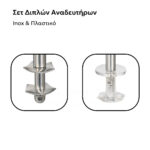 Telemax Επαγγελματική Φραπιέρα DM-B Majestic Inox 400W με 2 Ταχύτητες - Image 2